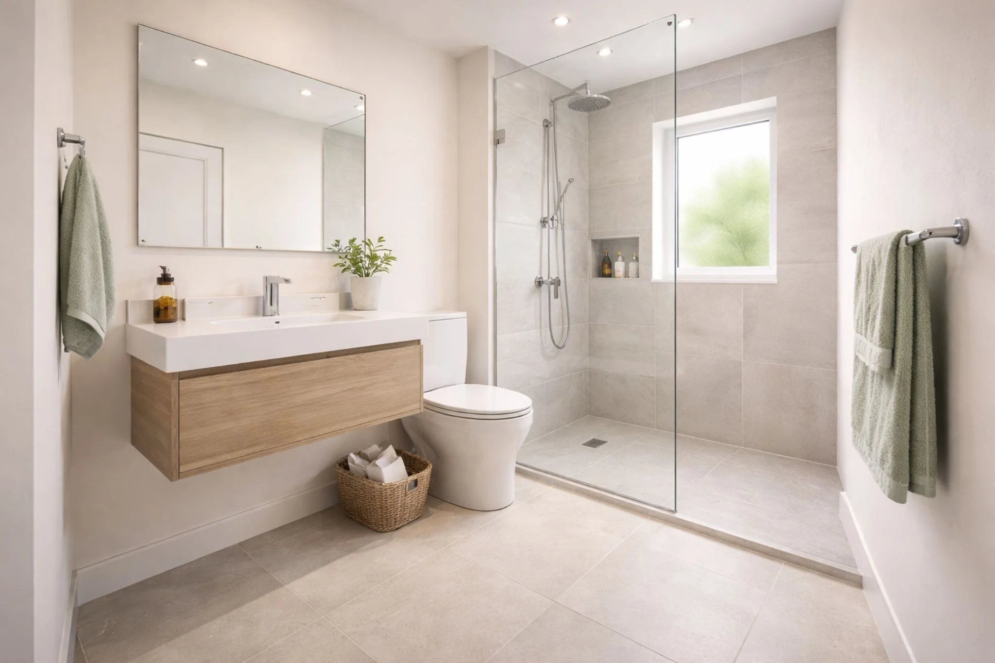 What Colours Make a Small Bathroom Look Bigger